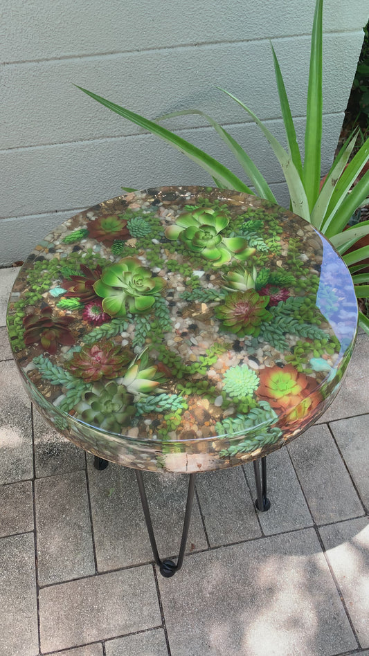 Succulent Garden Table